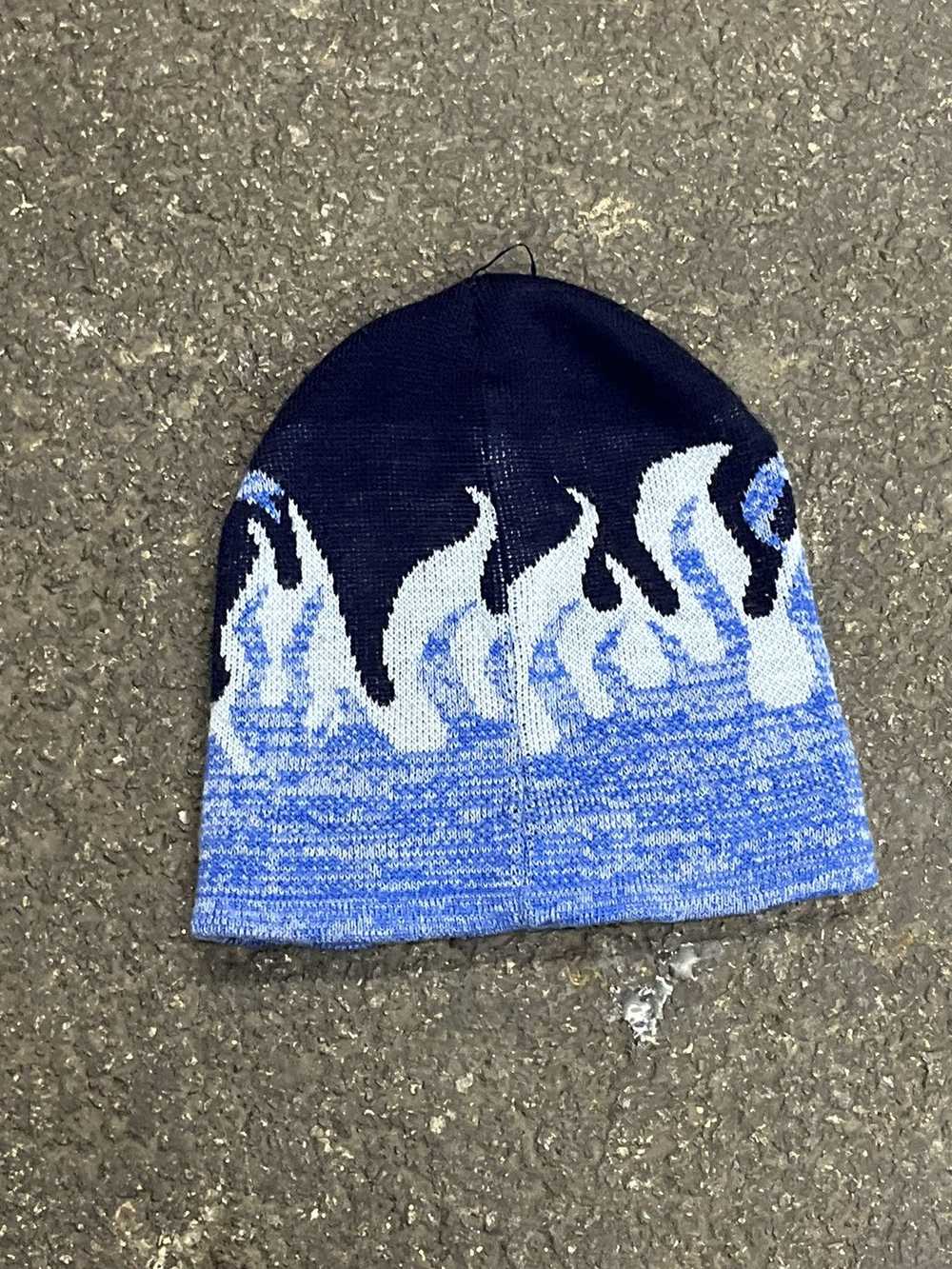 Hype × Streetwear × Vintage Flame beanie y2k stre… - image 2