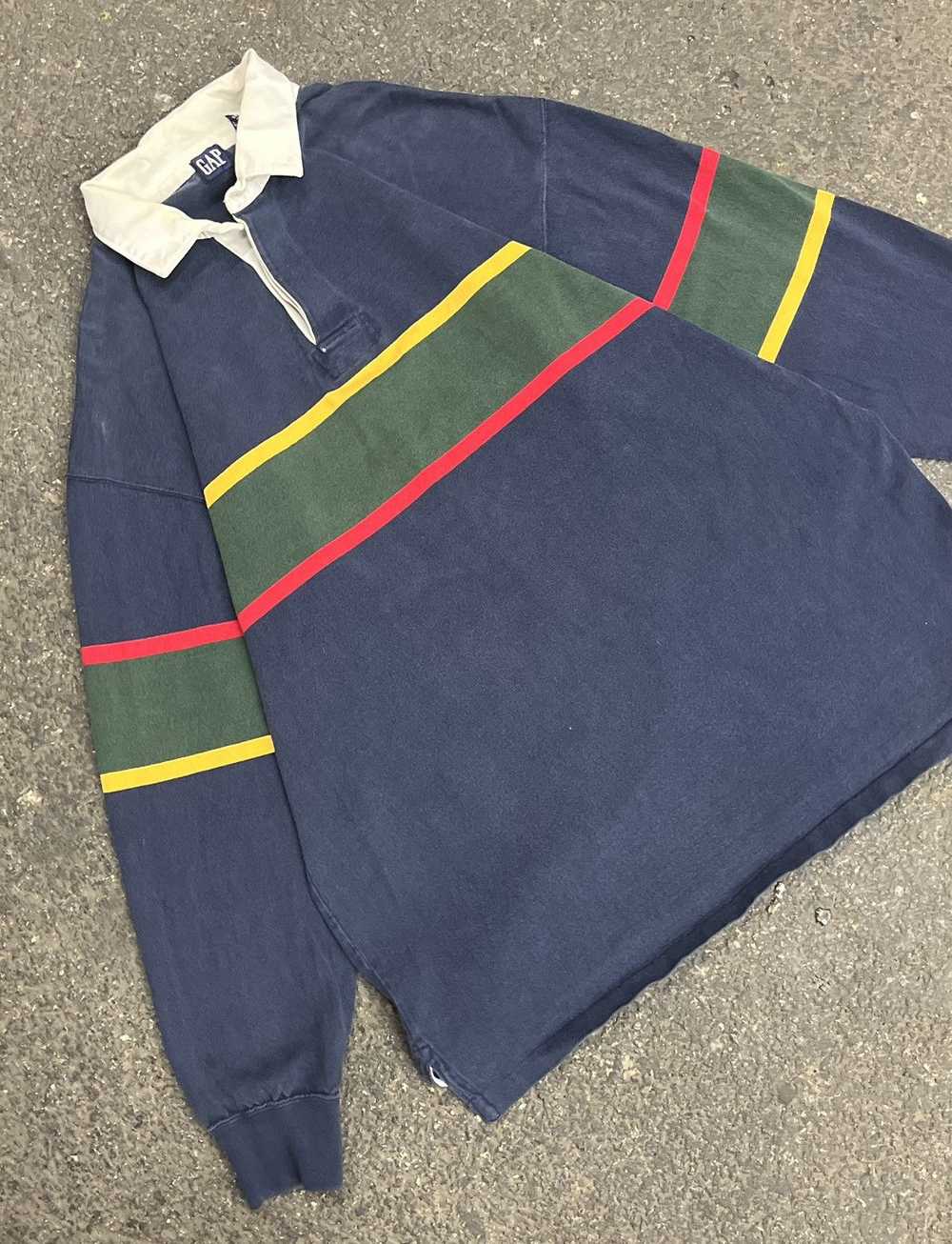 Polo Ralph Lauren × Streetwear × Vintage Rugby st… - image 2