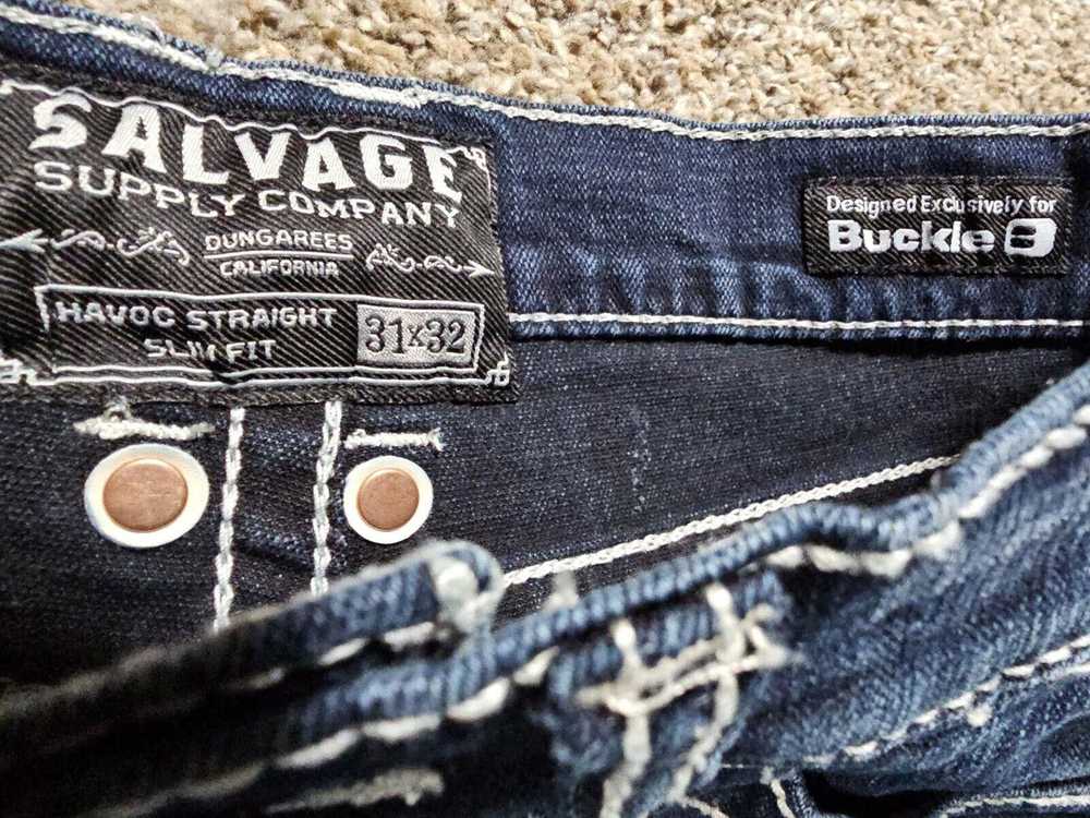 Salvage BUCKLE BKE Dungarees Salvage 31x32 HAVOC … - image 4