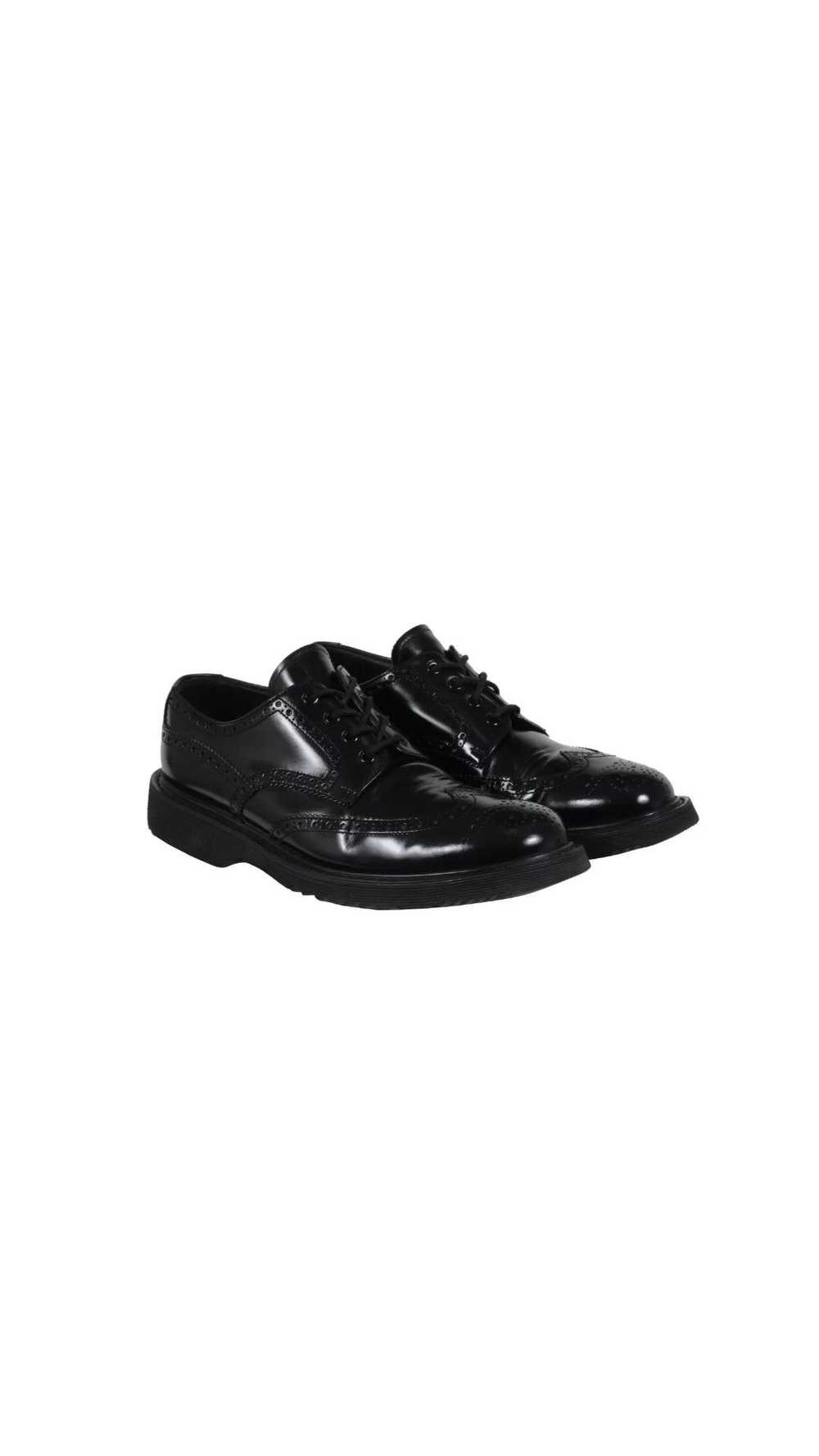 Prada Chunky Derby Black Leather Oxford Wingtip -… - image 1