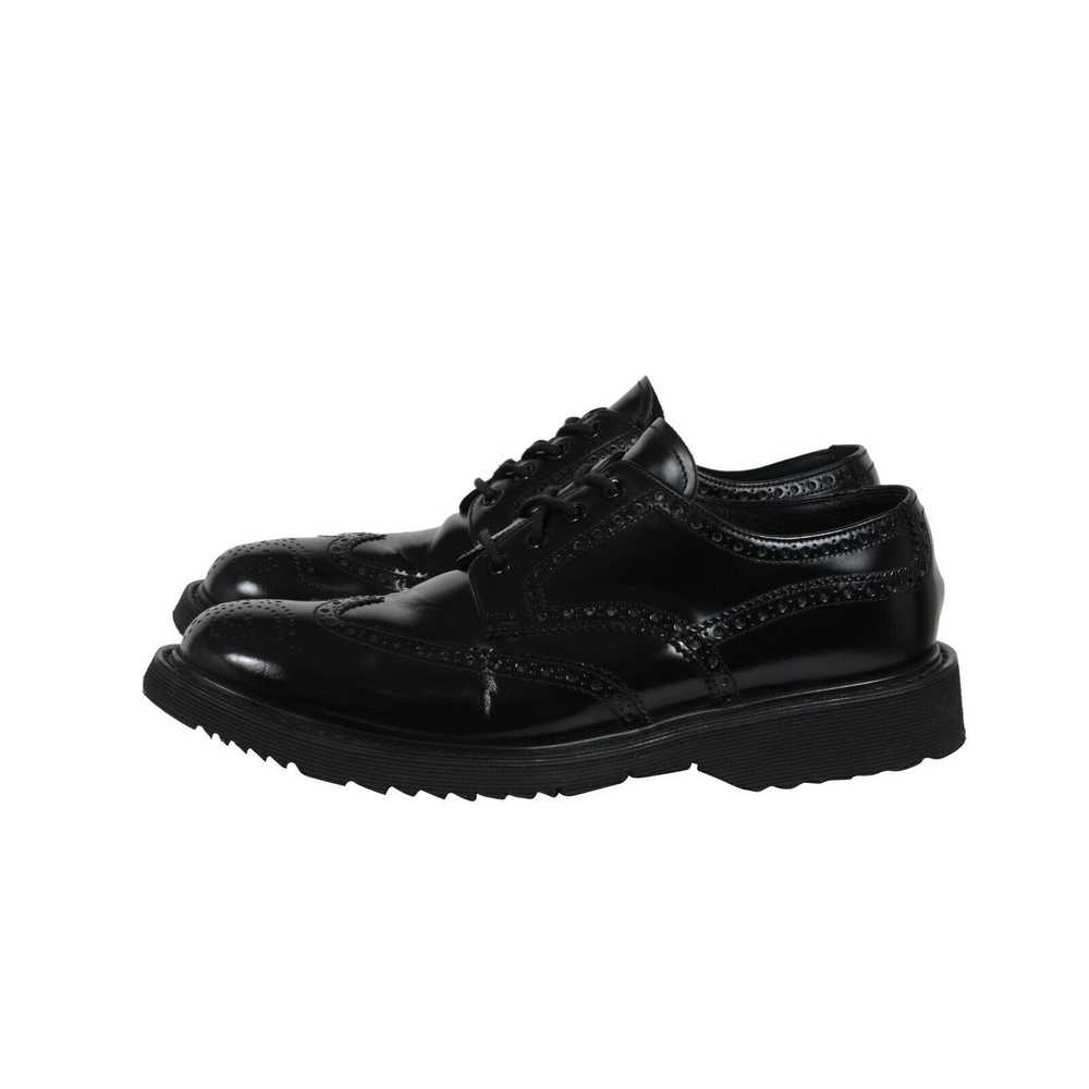 Prada Chunky Derby Black Leather Oxford Wingtip -… - image 4