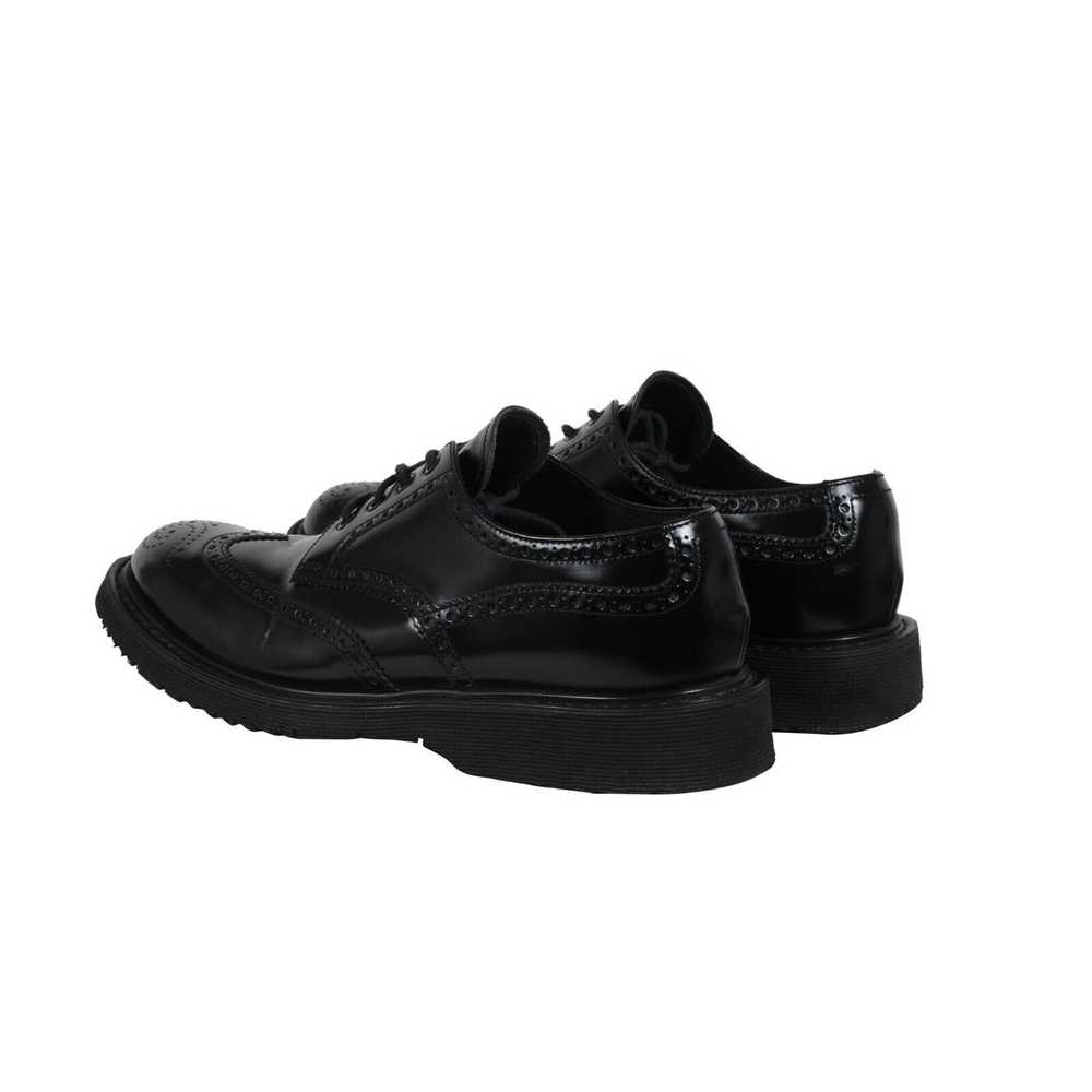 Prada Chunky Derby Black Leather Oxford Wingtip -… - image 5