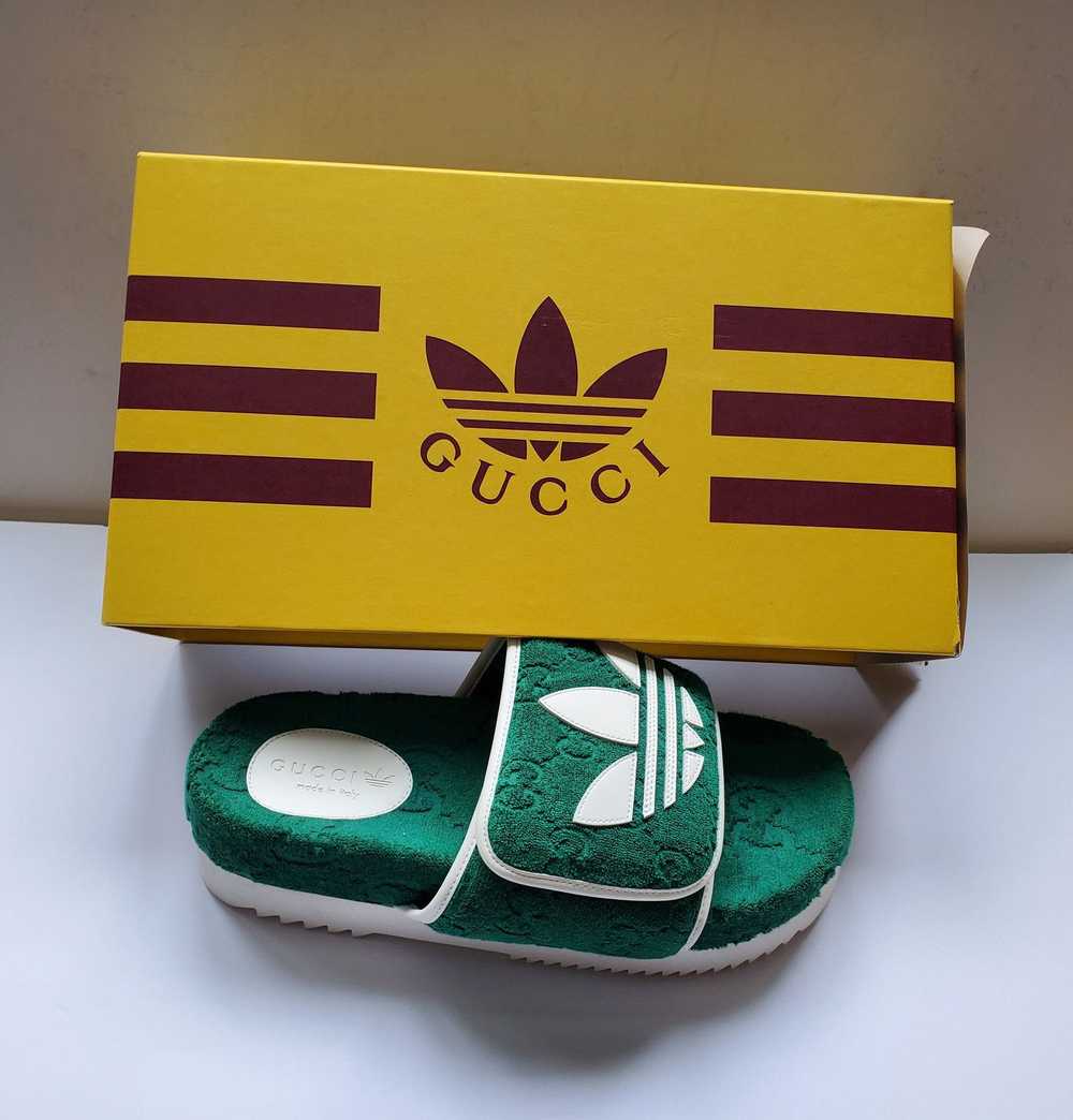 Adidas × Gucci NIB Gucci x Adidas platform slides… - image 2