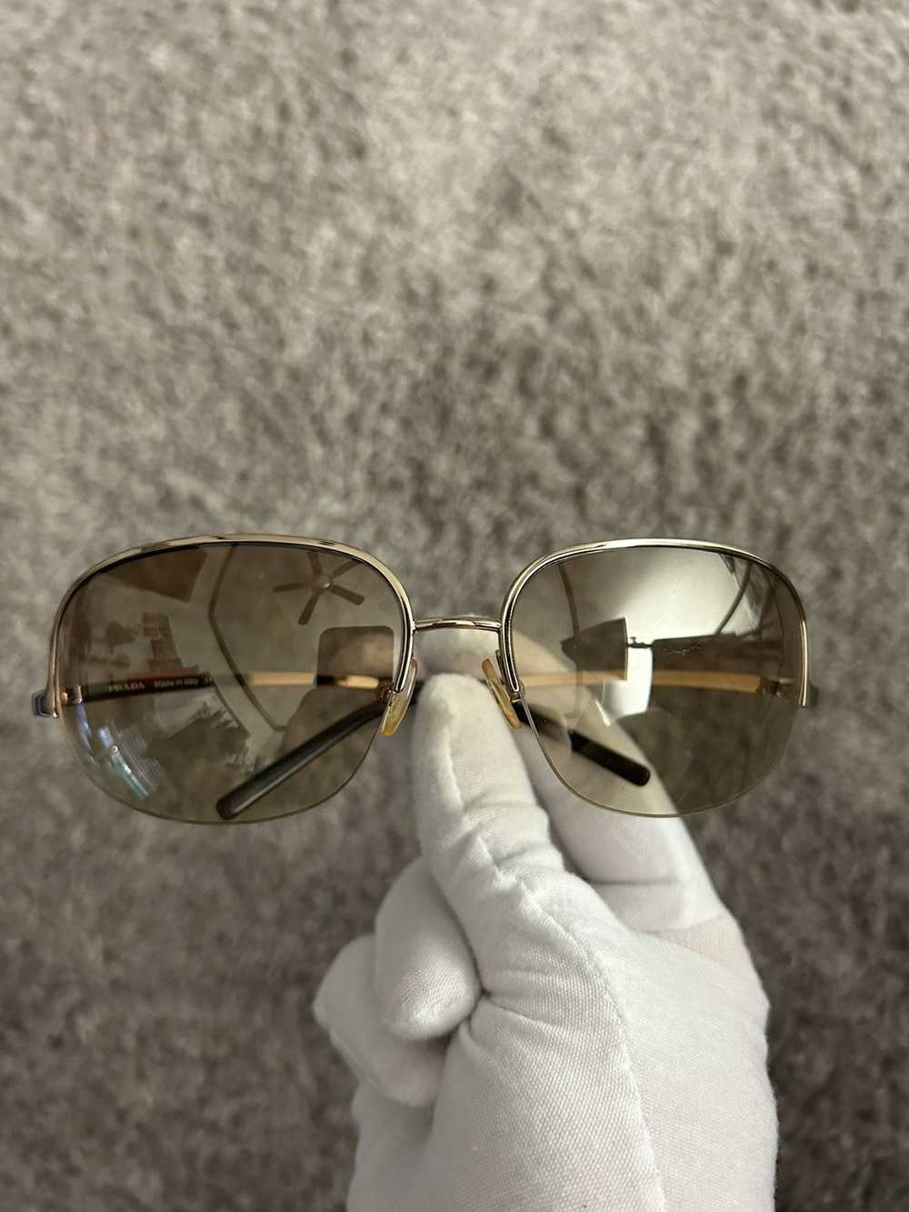 Prada Prada SPR 57D Logo Sunglasses - image 4