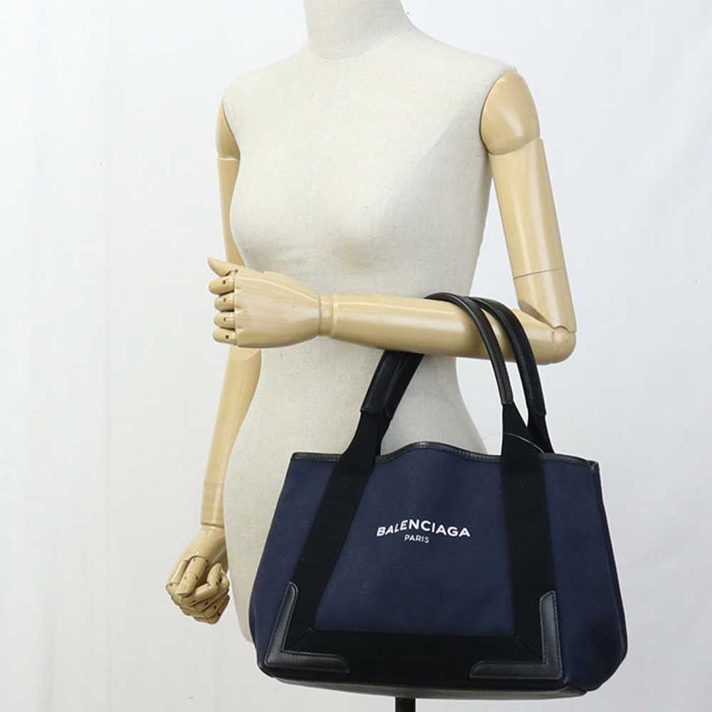 BALENCIAGA 339933 kabas S Tote Hand Bag canvas Na… - image 2