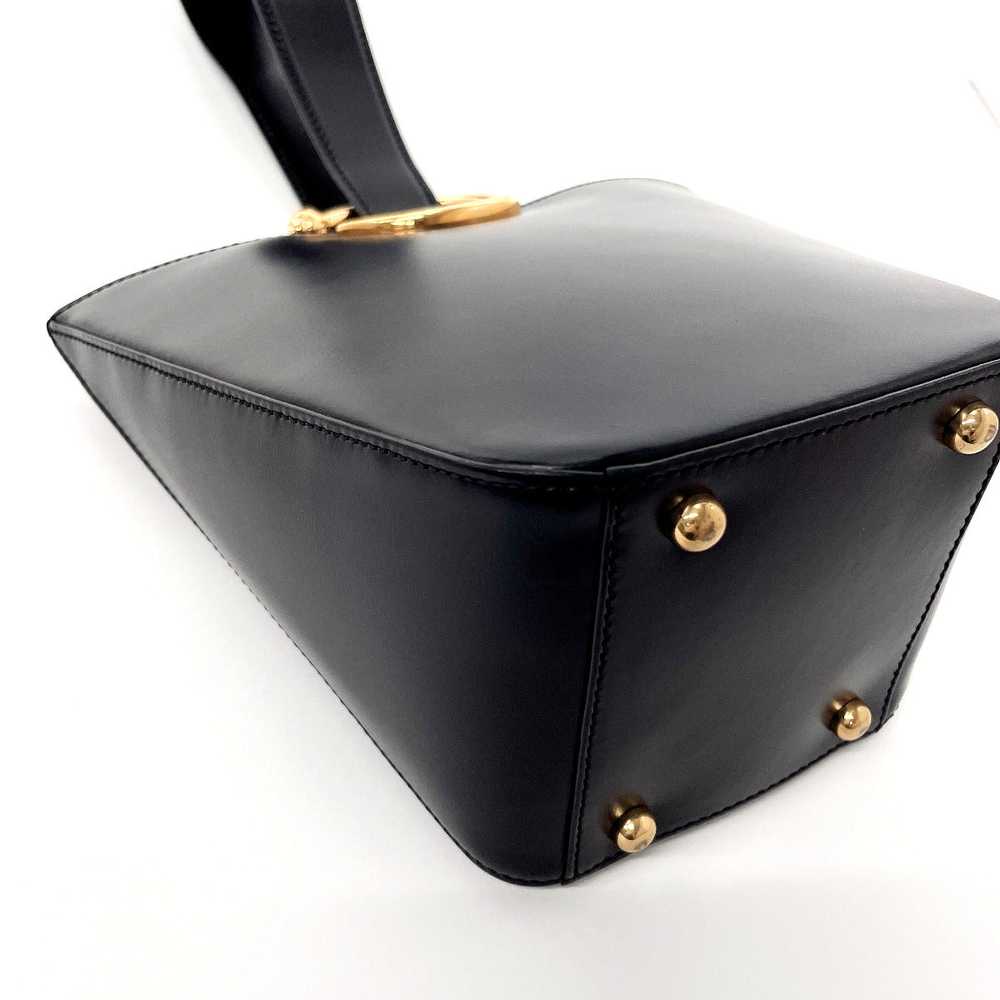 CARTIER Handbag leather black PANTHERE Women Used… - image 5