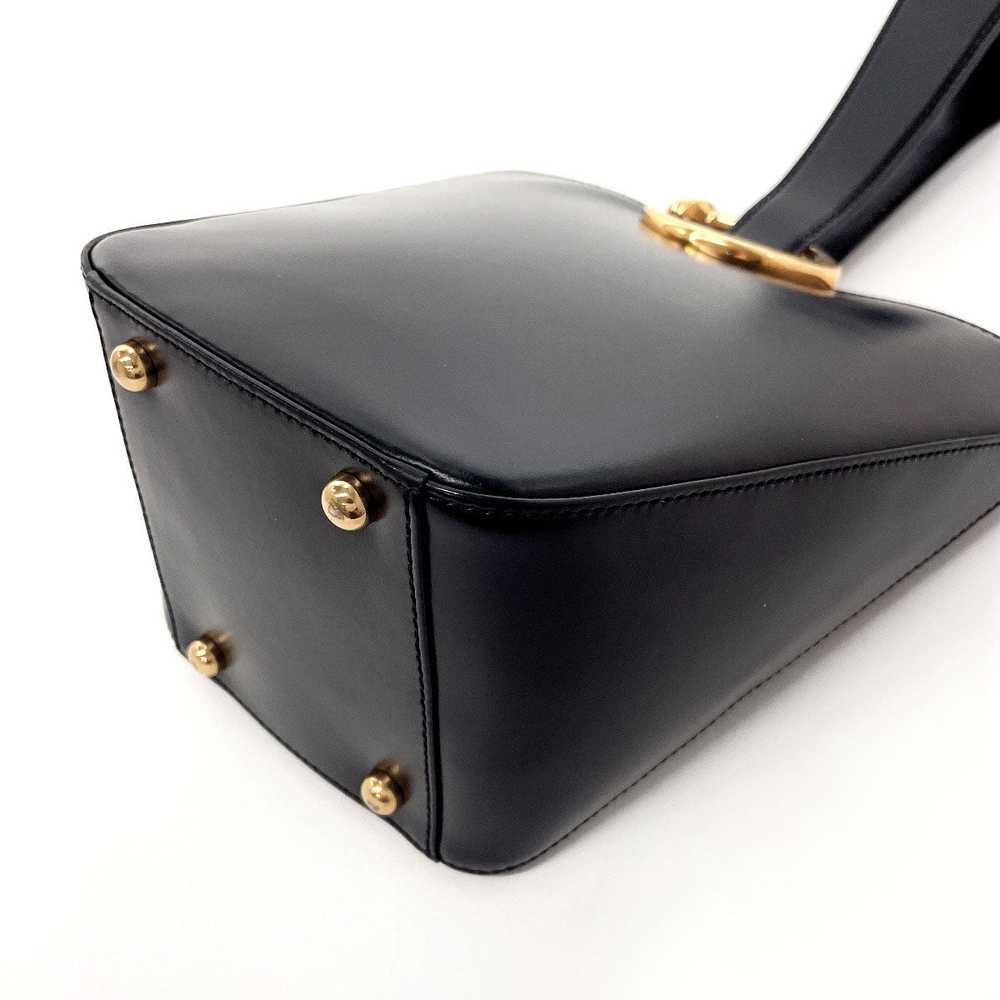 CARTIER Handbag leather black PANTHERE Women Used… - image 6