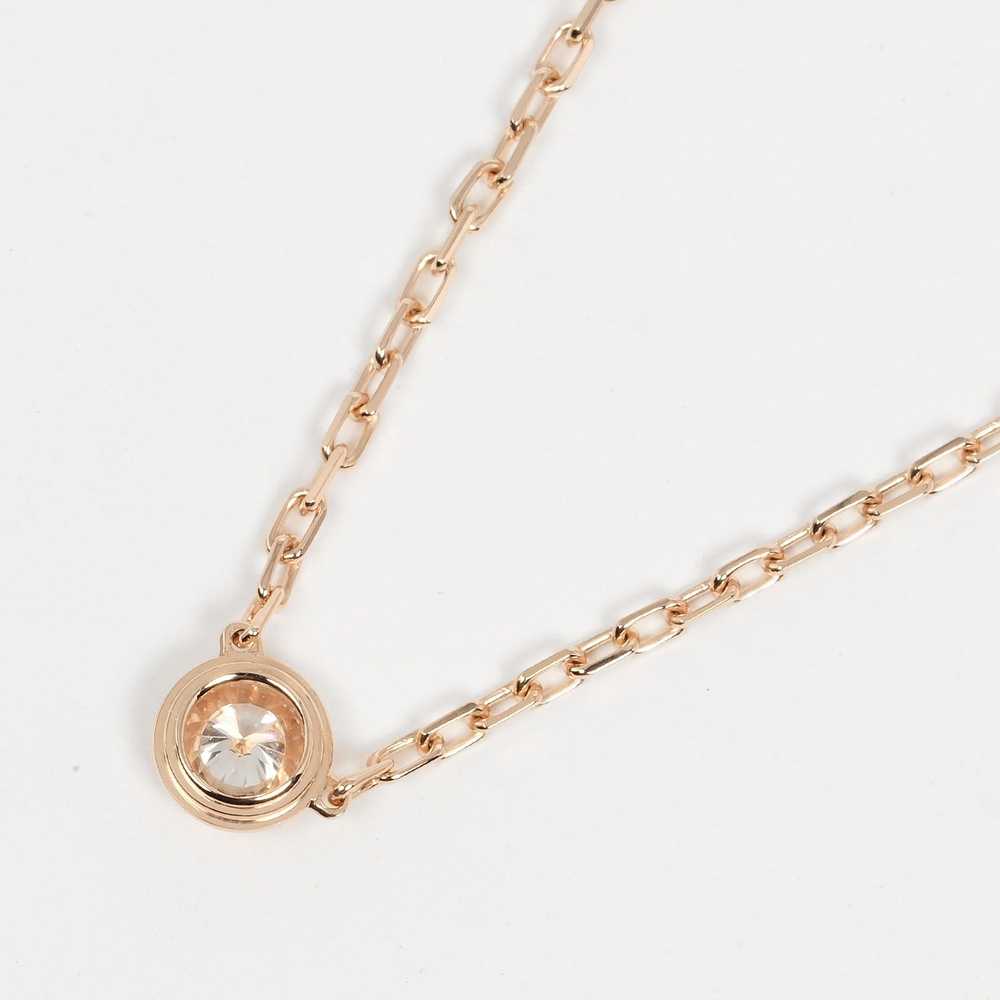 CARTIER Necklace K18 pink gold, diamond gold Top … - image 3