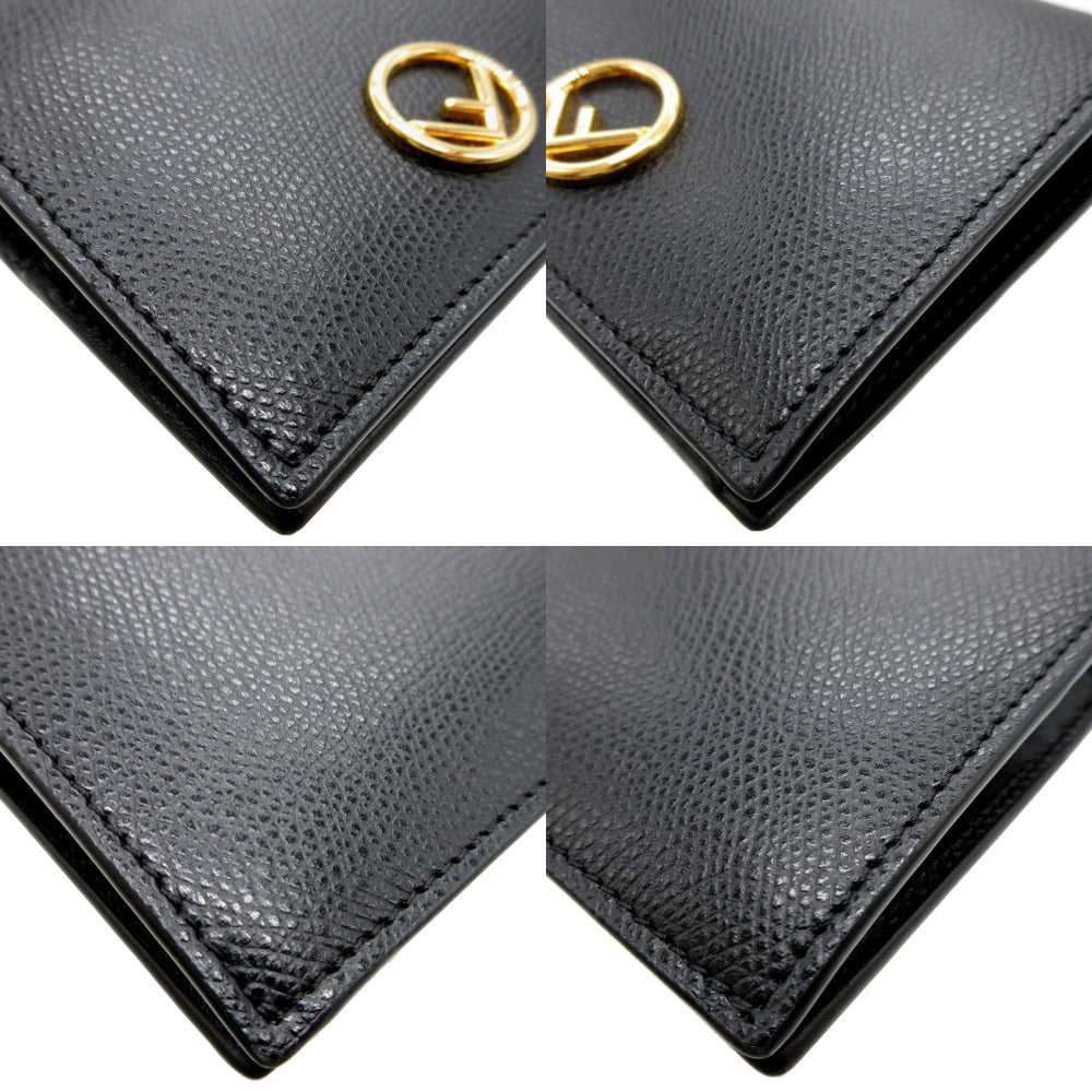 FENDI Bifold Wallet 8M0387 leather black Ehuise F… - image 8