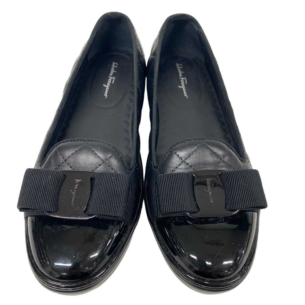 Salvatore Ferragamo pumps Patent leather black qu… - image 2