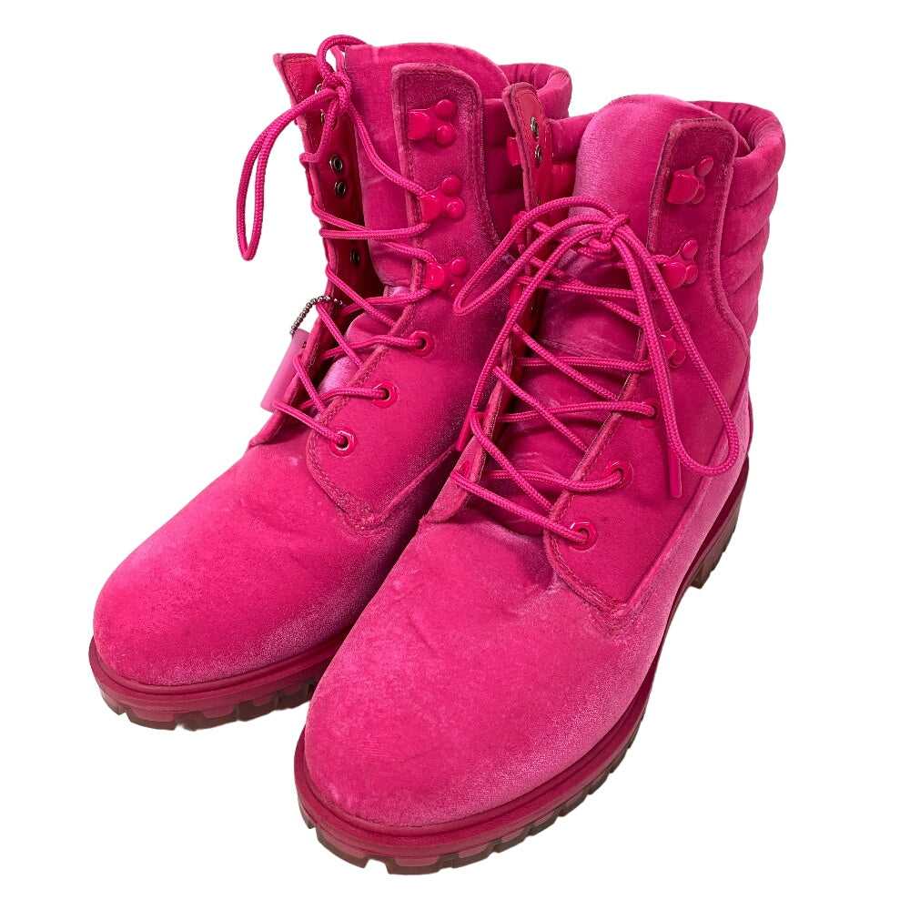 JIMMY CHOO boots leather pink Timberland Short Bo… - image 3