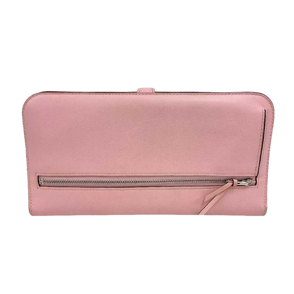 HERMES Long Wallet Purse Vaux Swift pink 2015 Dog… - image 2