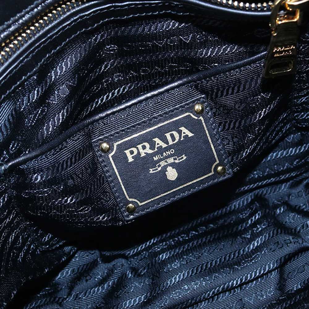 PRADA B1789L QR1 F0002 Tote Bag Gathered 2WAY Han… - image 7