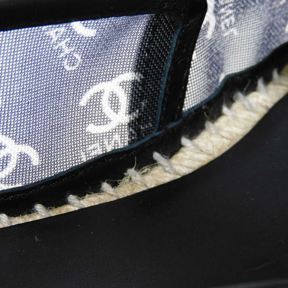 CHANEL Slip-on G34673 Mesh x Calfskin x Grosgrain… - image 10