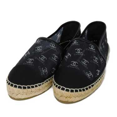 CHANEL Slip-on G34673 Mesh x Calfskin x Grosgrain… - image 1