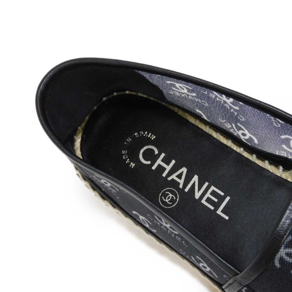 CHANEL Slip-on G34673 Mesh x Calfskin x Grosgrain… - image 7