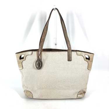 CARTIER Shoulder Bag canvas beige shoulder bag Ma… - image 1