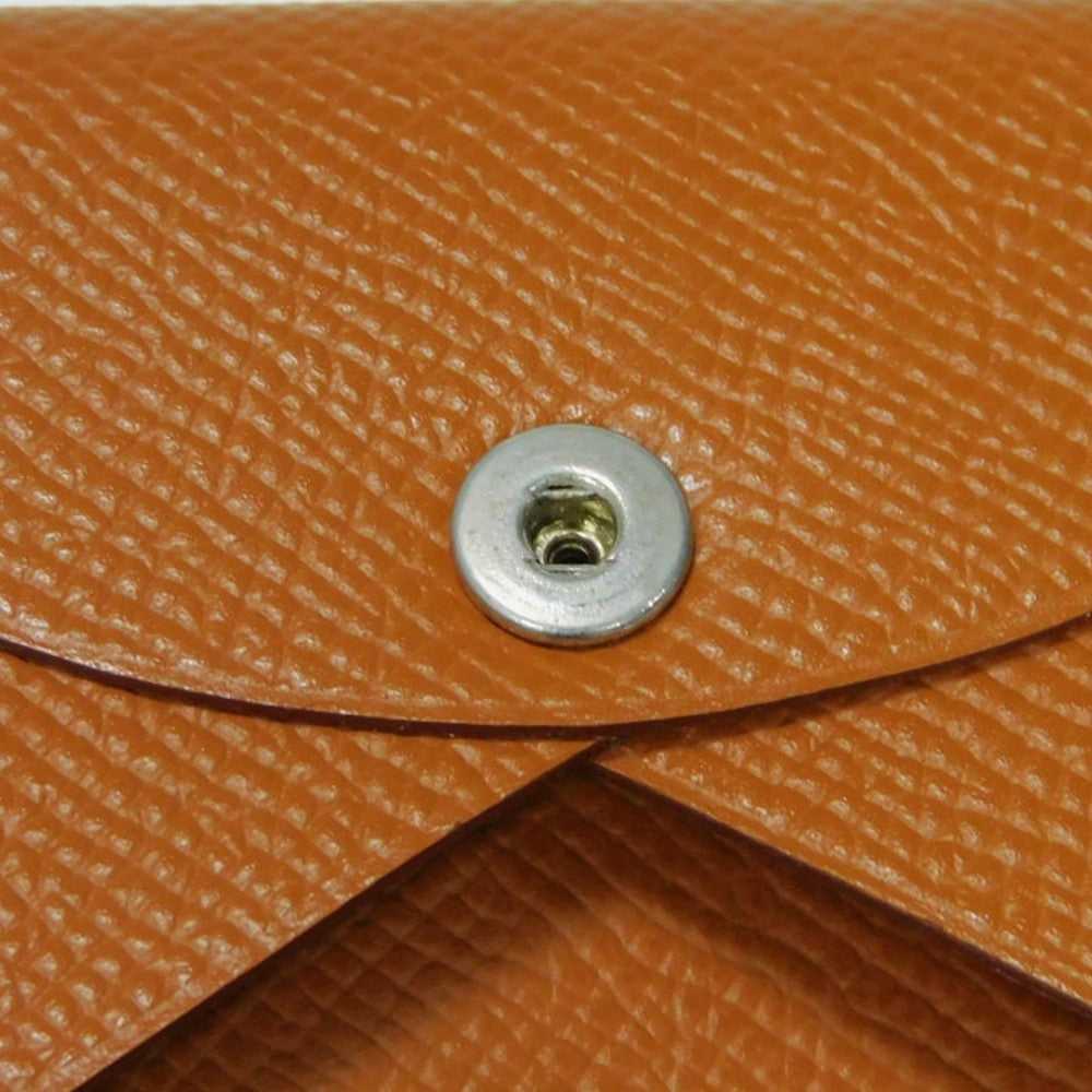 HERMES Card Case Epsom gold Calvi Women(Unisex) U… - image 11