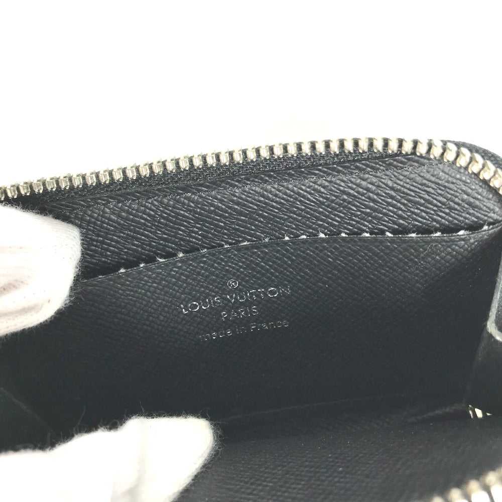 LOUIS VUITTON Coin case M63375 Taiga Leather blac… - image 10