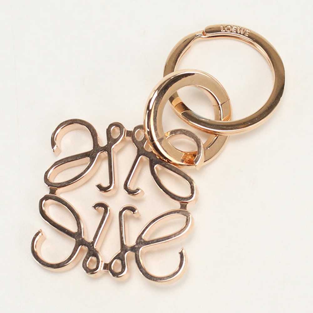 LOEWE Key ring anagram metal Gold Women - image 1