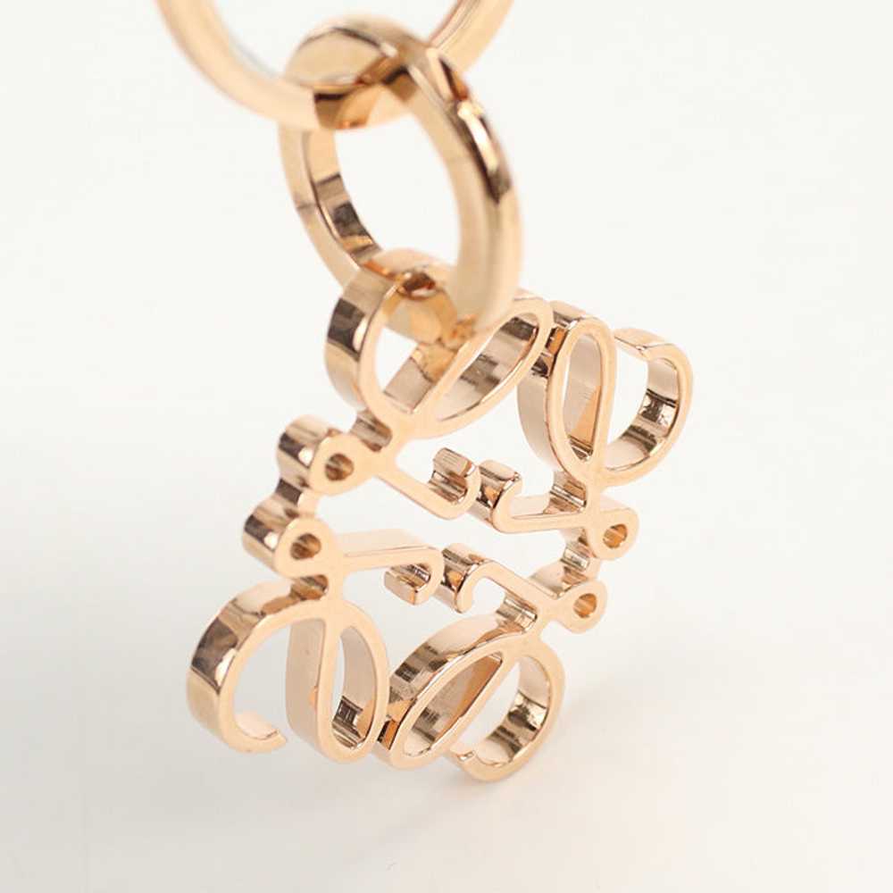 LOEWE Key ring anagram metal Gold Women - image 2