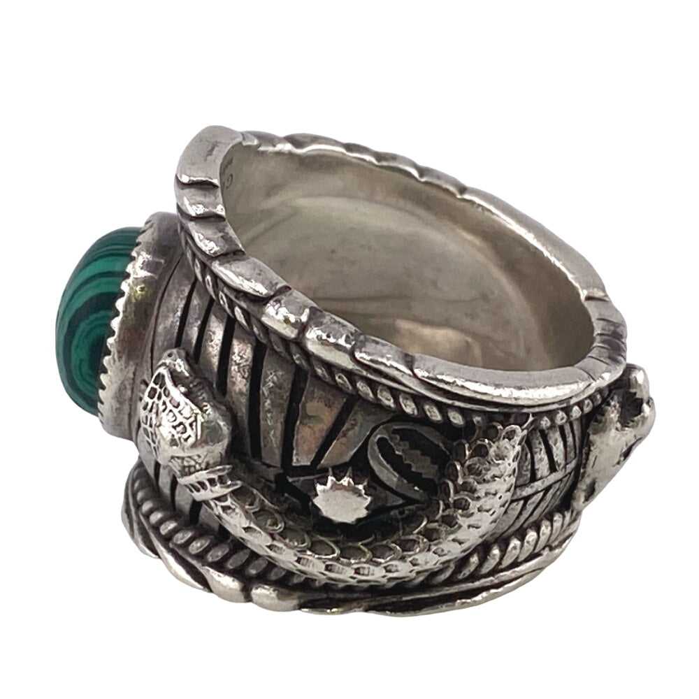 GUCCI Ring Silver925 Silver Double snake Garden W… - image 2