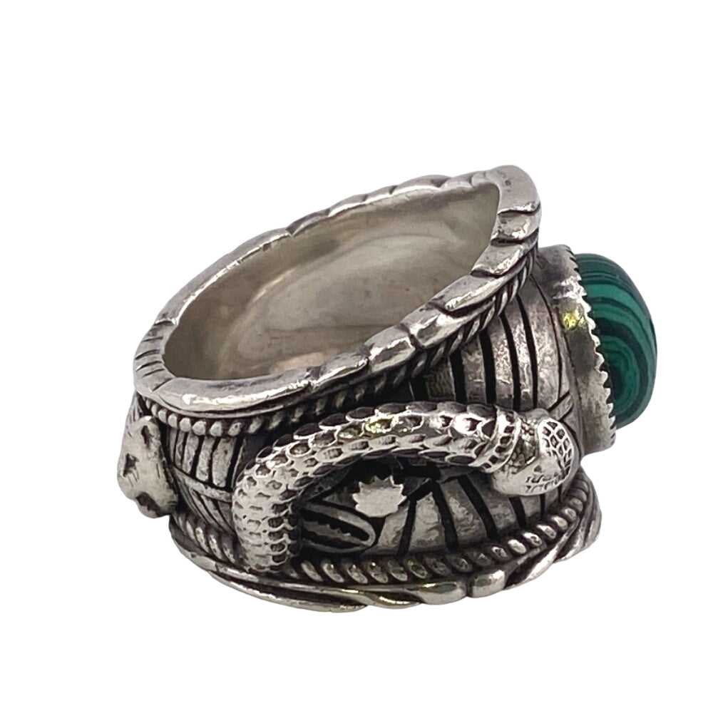 GUCCI Ring Silver925 Silver Double snake Garden W… - image 4