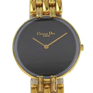 Christian Dior Watches Quartz D46-154-4 Plated Go… - image 1