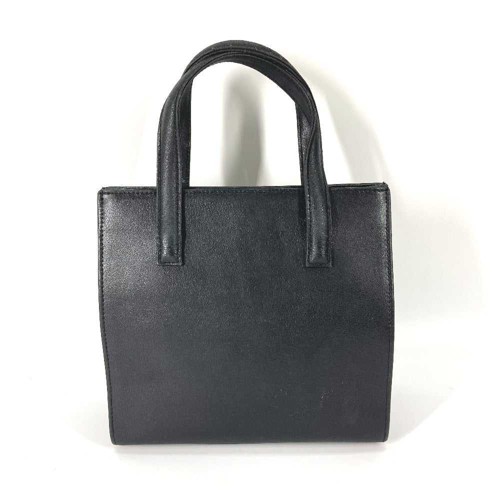 FENDI Tote Bag leather black vintage logo Women U… - image 2