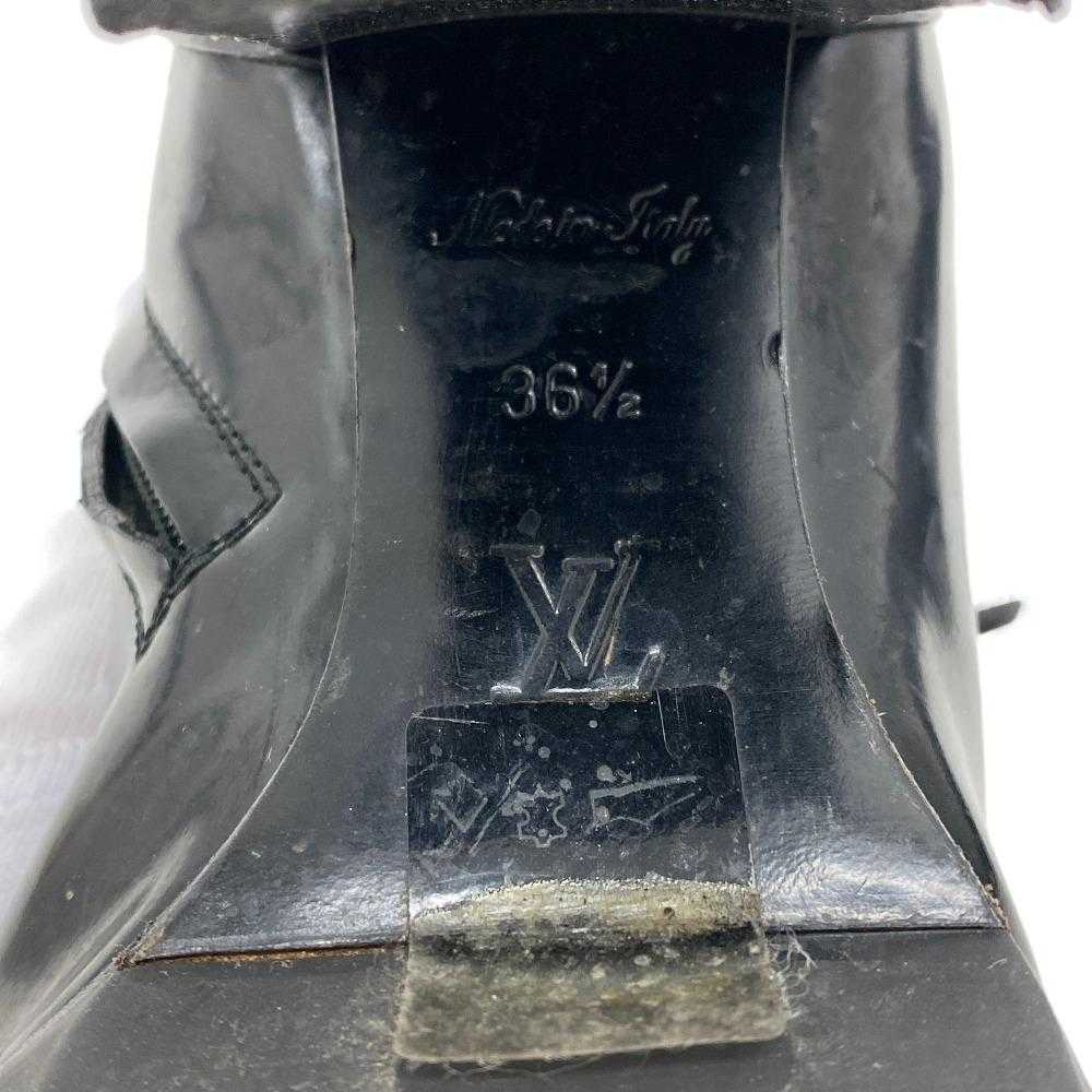 LOUIS VUITTON boots leather black Monogram Star T… - image 12