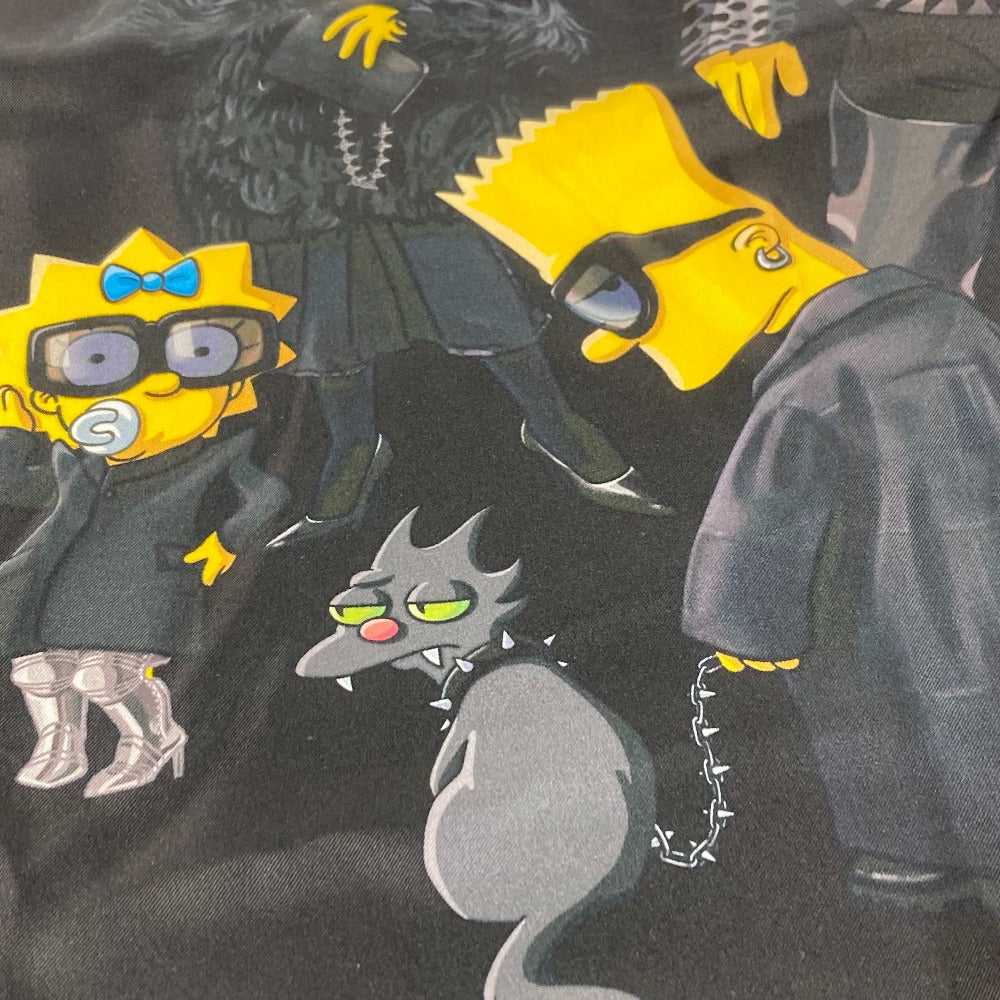 BALENCIAGA scarf silk black THE SIMPSONS Simpsons… - image 6