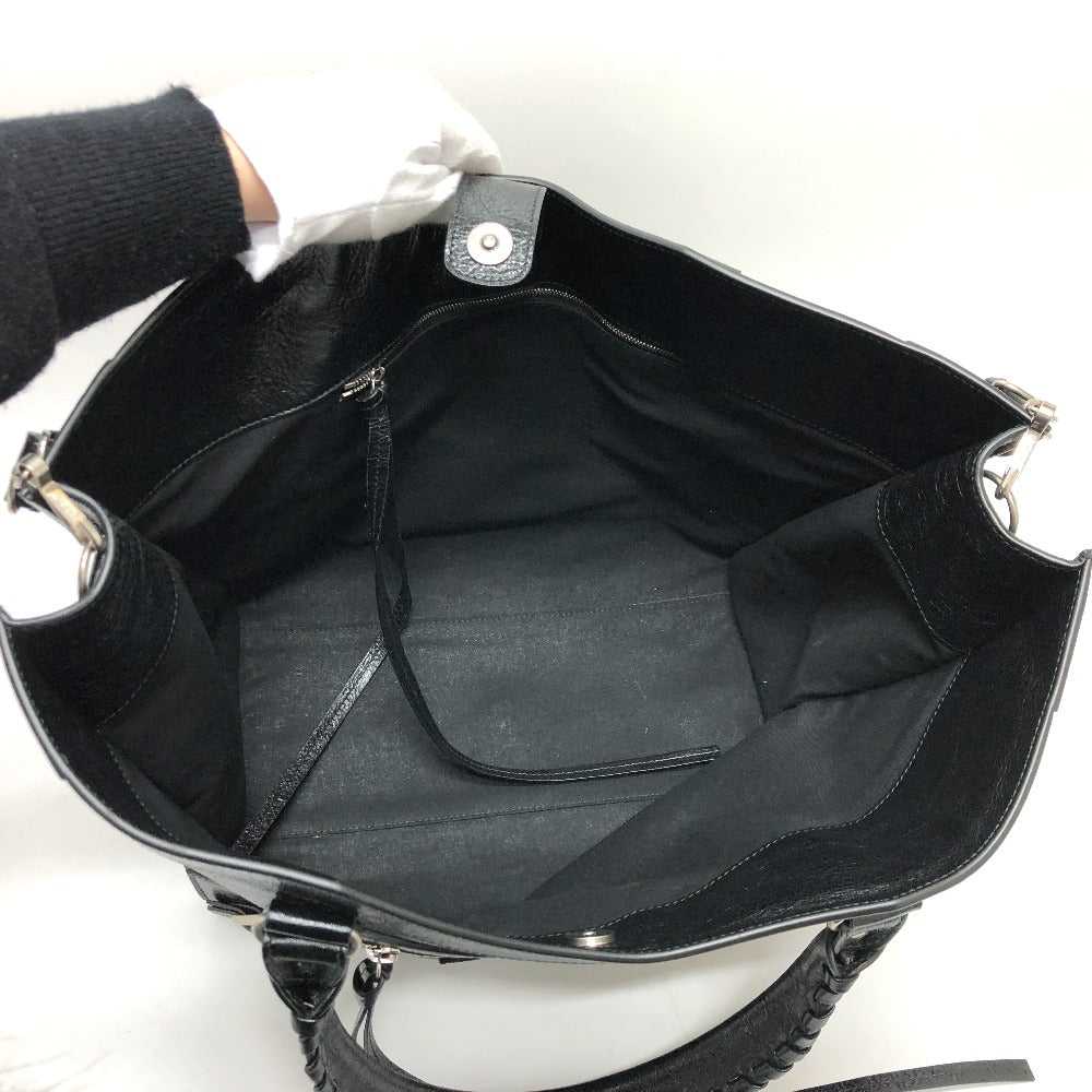 BALENCIAGA Tote Bag 702499 leather black Neo clas… - image 7