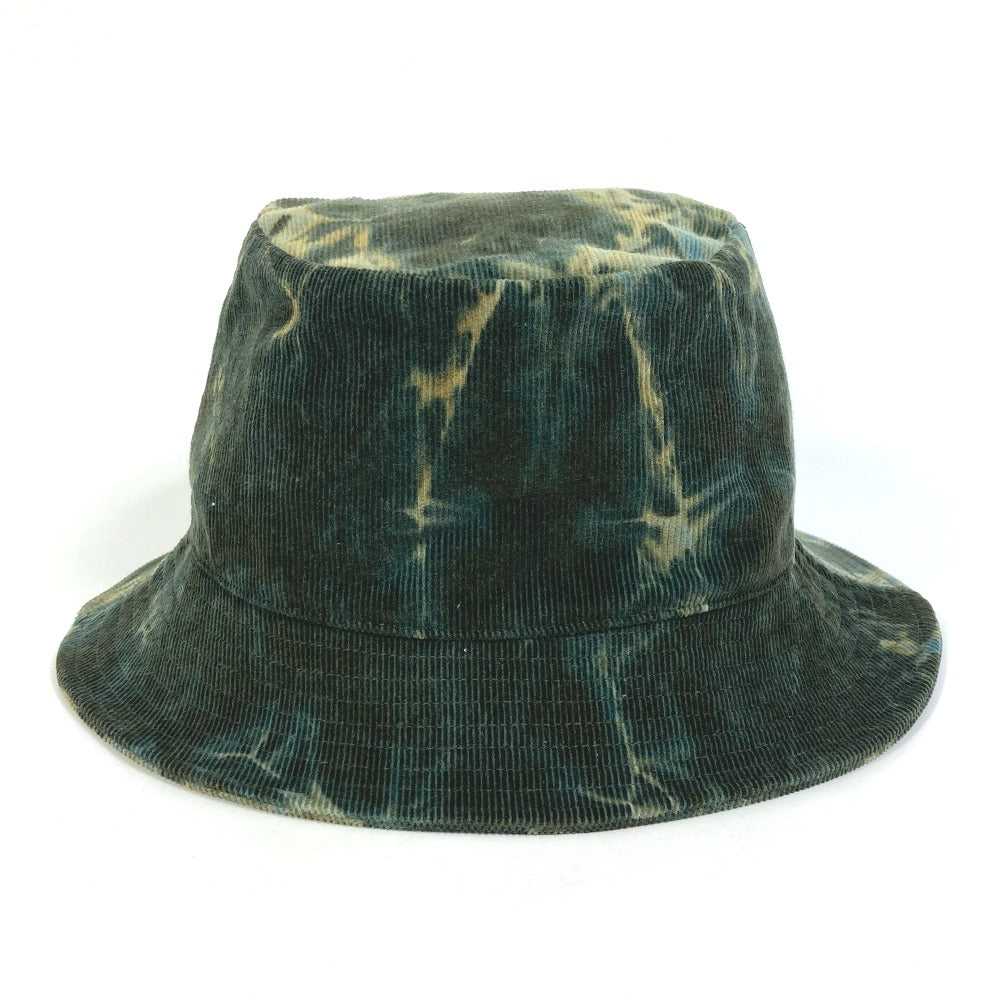 CELINE hat 2AU5B214Q cotton green Corduroy tie-dy… - image 3