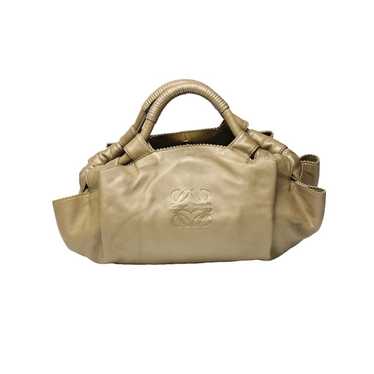 LOEWE Handbag leather gold Nappa Aire lightweight… - image 1