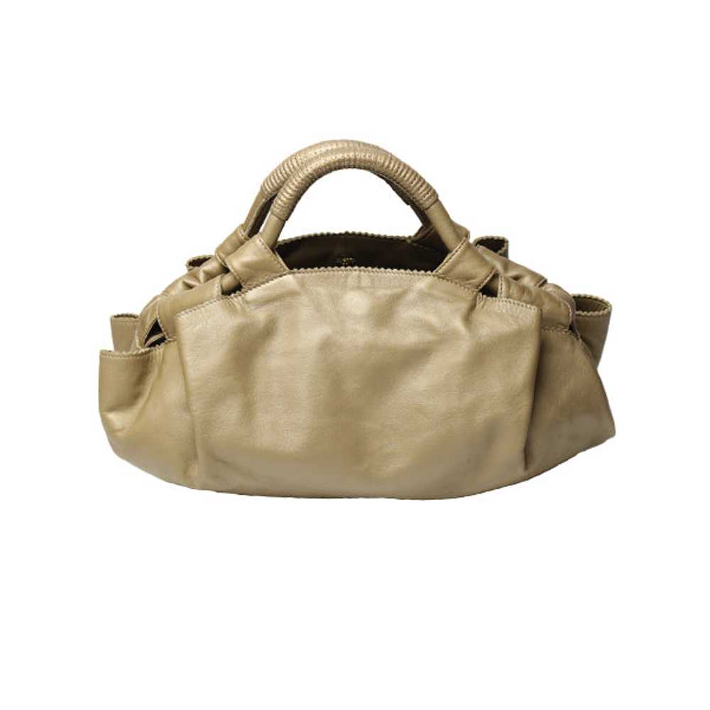 LOEWE Handbag leather gold Nappa Aire lightweight… - image 2