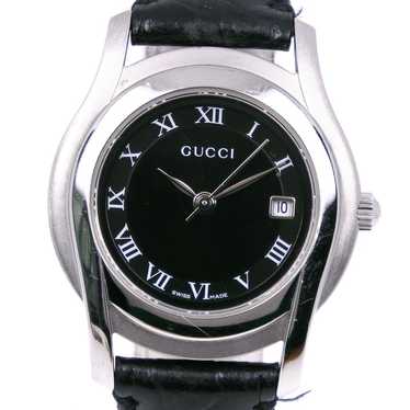 GUCCI Watches Quartz 5500L Stainless Steel , Leath