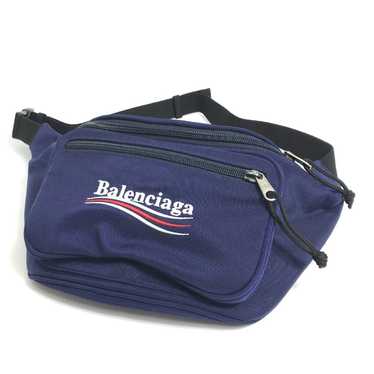 BALENCIAGA Sling bag 482389 Nylon Navy Men's Wome… - image 1