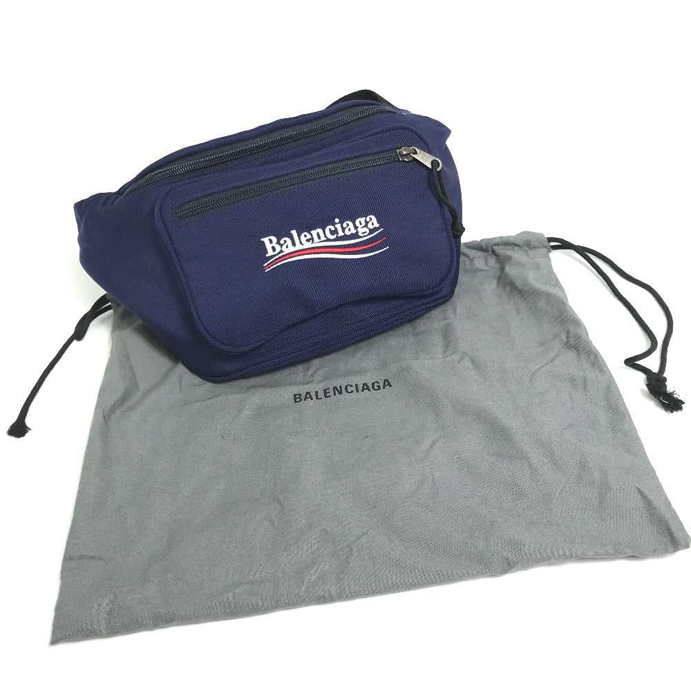 BALENCIAGA Sling bag 482389 Nylon Navy Men's Wome… - image 9