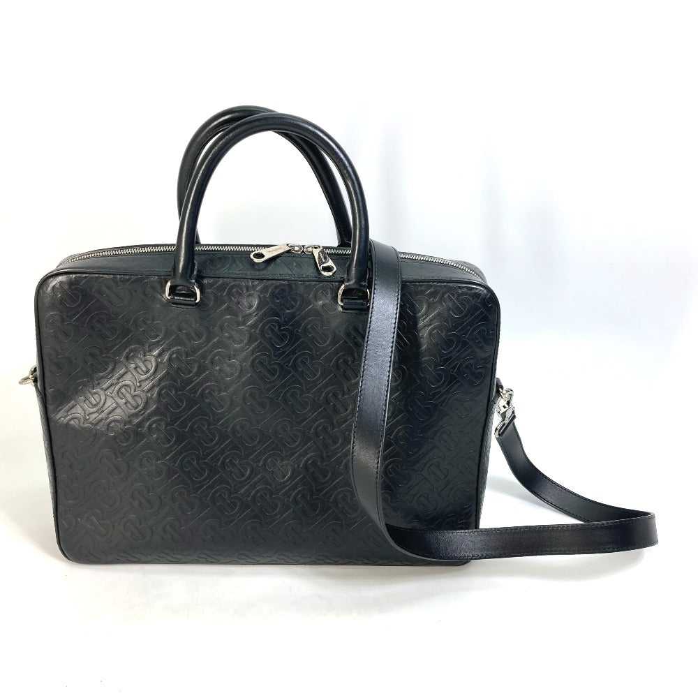 BURBERRY Business bag 8014391 leather black Cross… - image 1