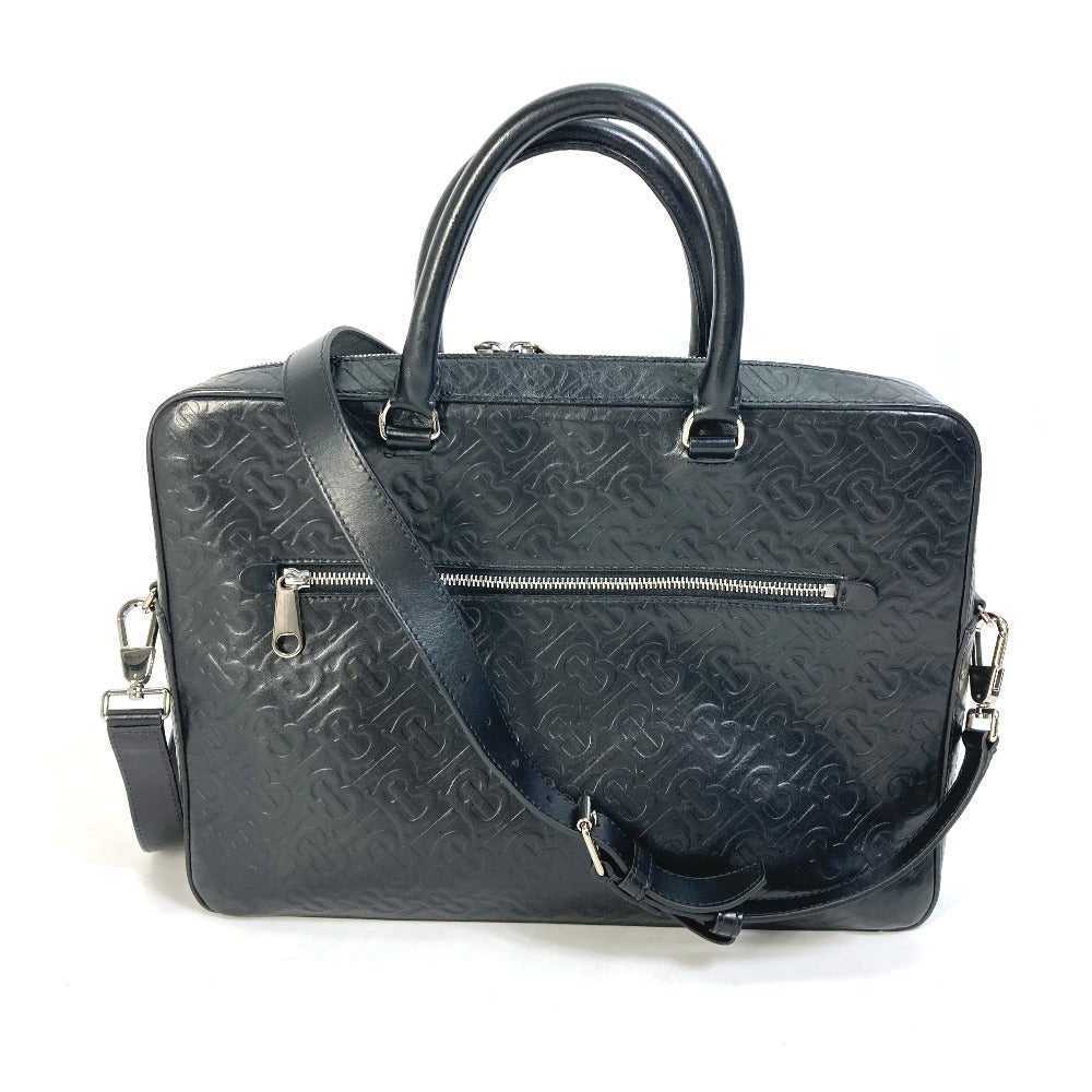 BURBERRY Business bag 8014391 leather black Cross… - image 2