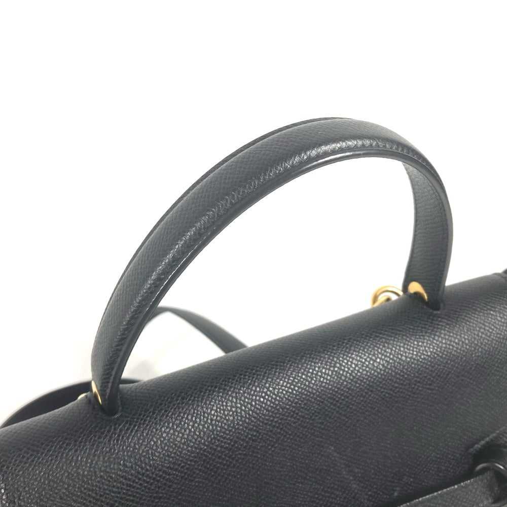 CELINE Handbag leather black Micro Tote Bag Belt … - image 9