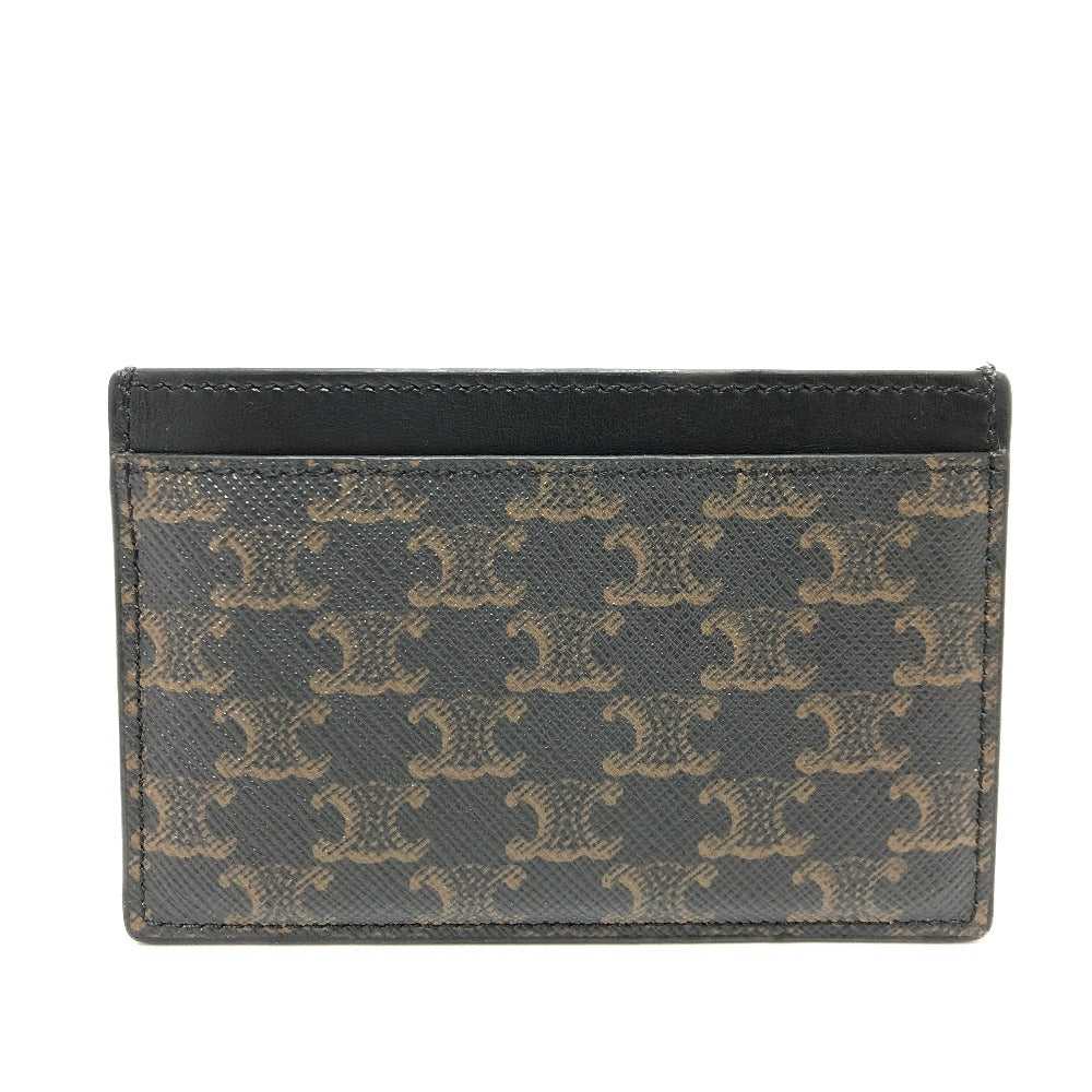 CELINE Card Case 10B702BQ4.38NO PVC / Leather bla… - image 2