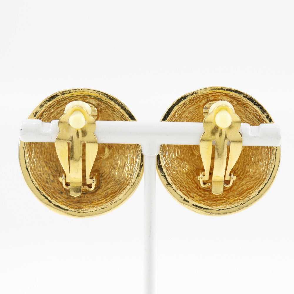 CHANEL Earring Plated Gold gold vintage Matrasse … - image 3