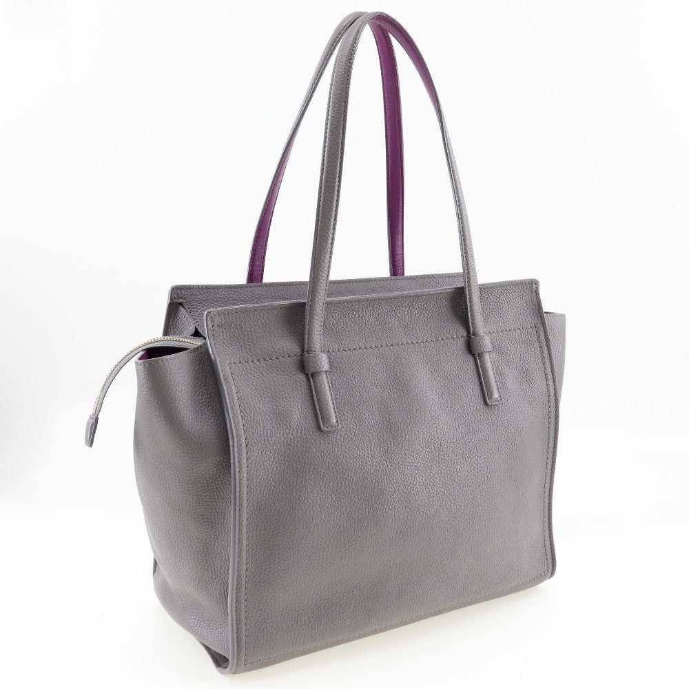 Salvatore Ferragamo Tote Bag 21F216 leather gray … - image 3