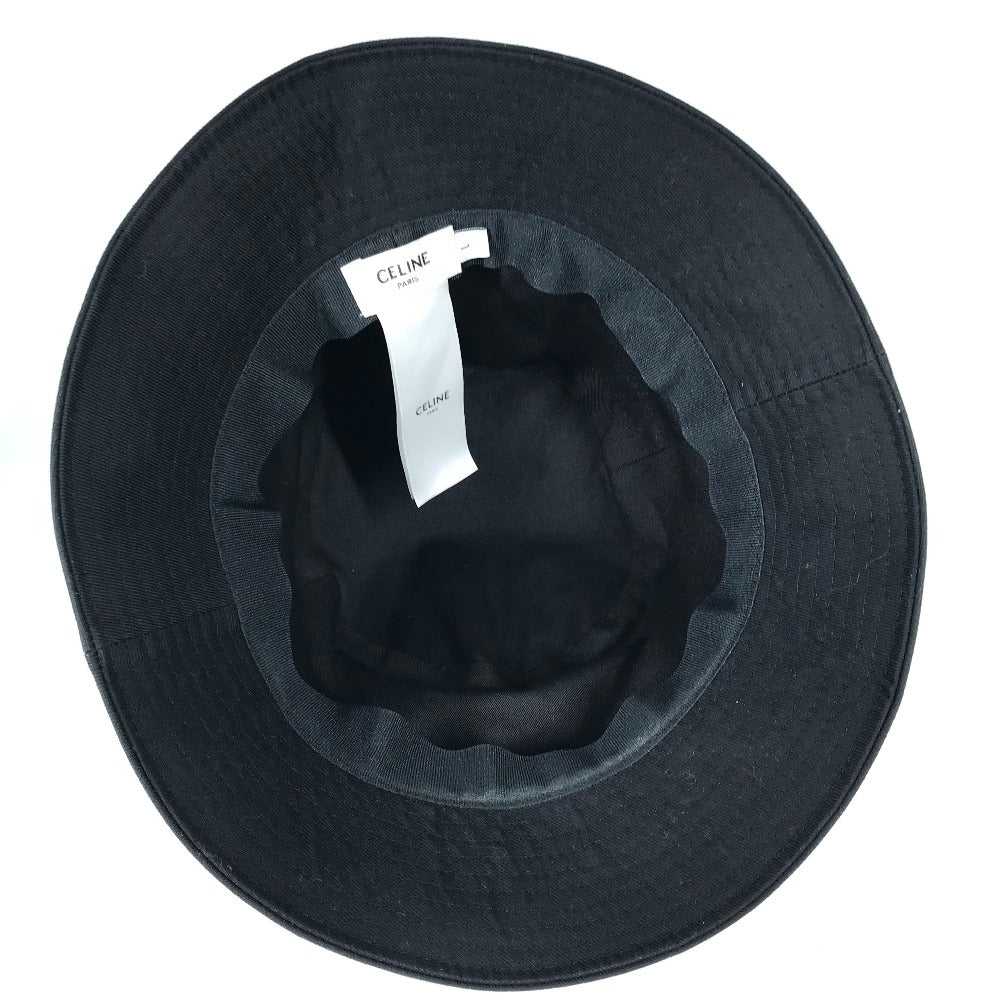 CELINE hat AU5B968P cotton black Hat Hat Bucket H… - image 6