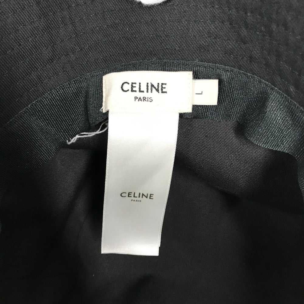 CELINE hat AU5B968P cotton black Hat Hat Bucket H… - image 7