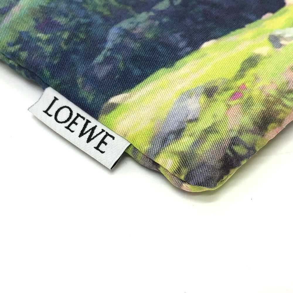 LOEWE Pouch C822057X24 canvas blue Ghibli collabo… - image 4