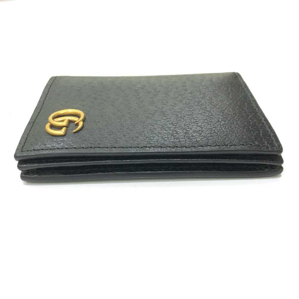 GUCCI Card Case 428737 leather black GG Marmont W… - image 4