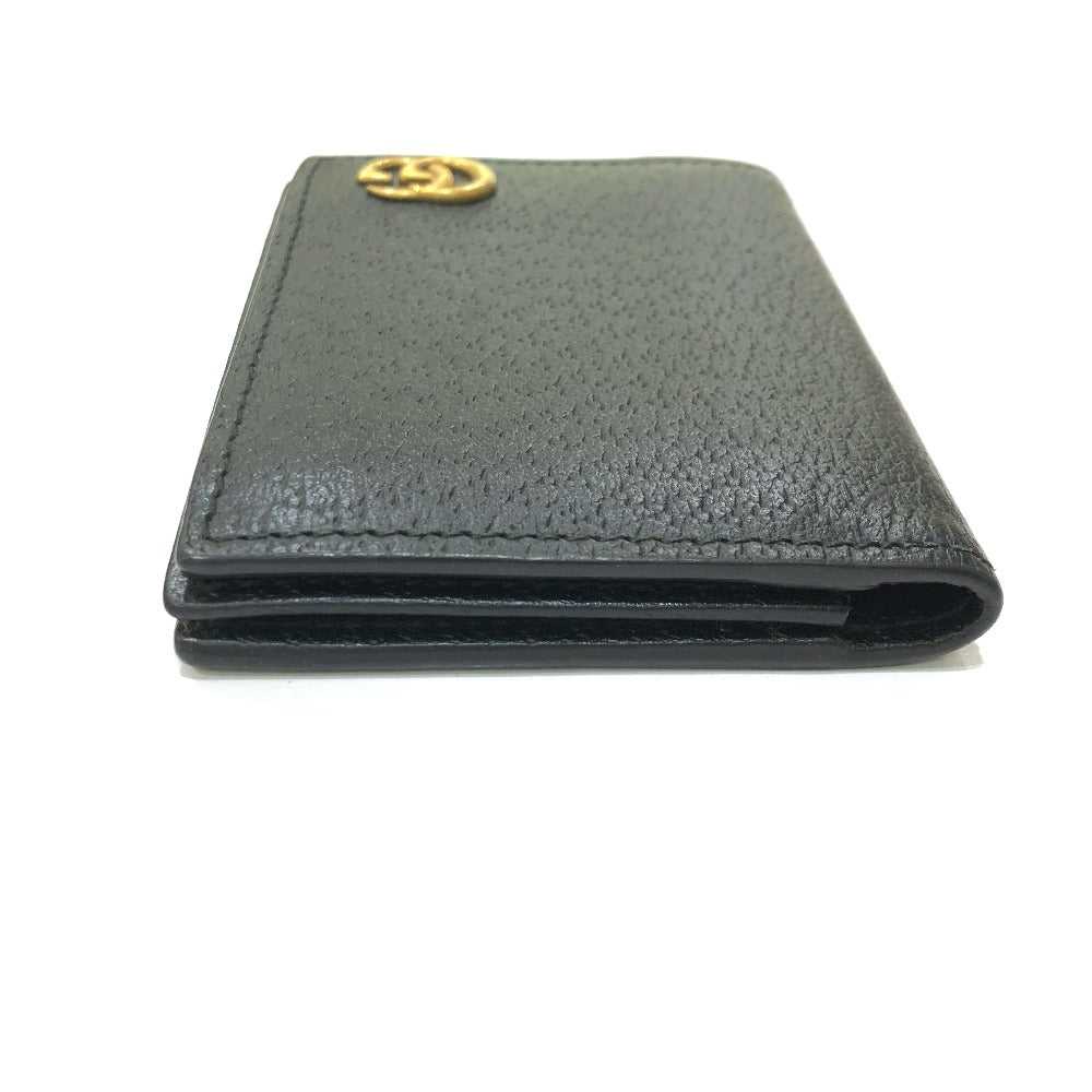 GUCCI Card Case 428737 leather black GG Marmont W… - image 5