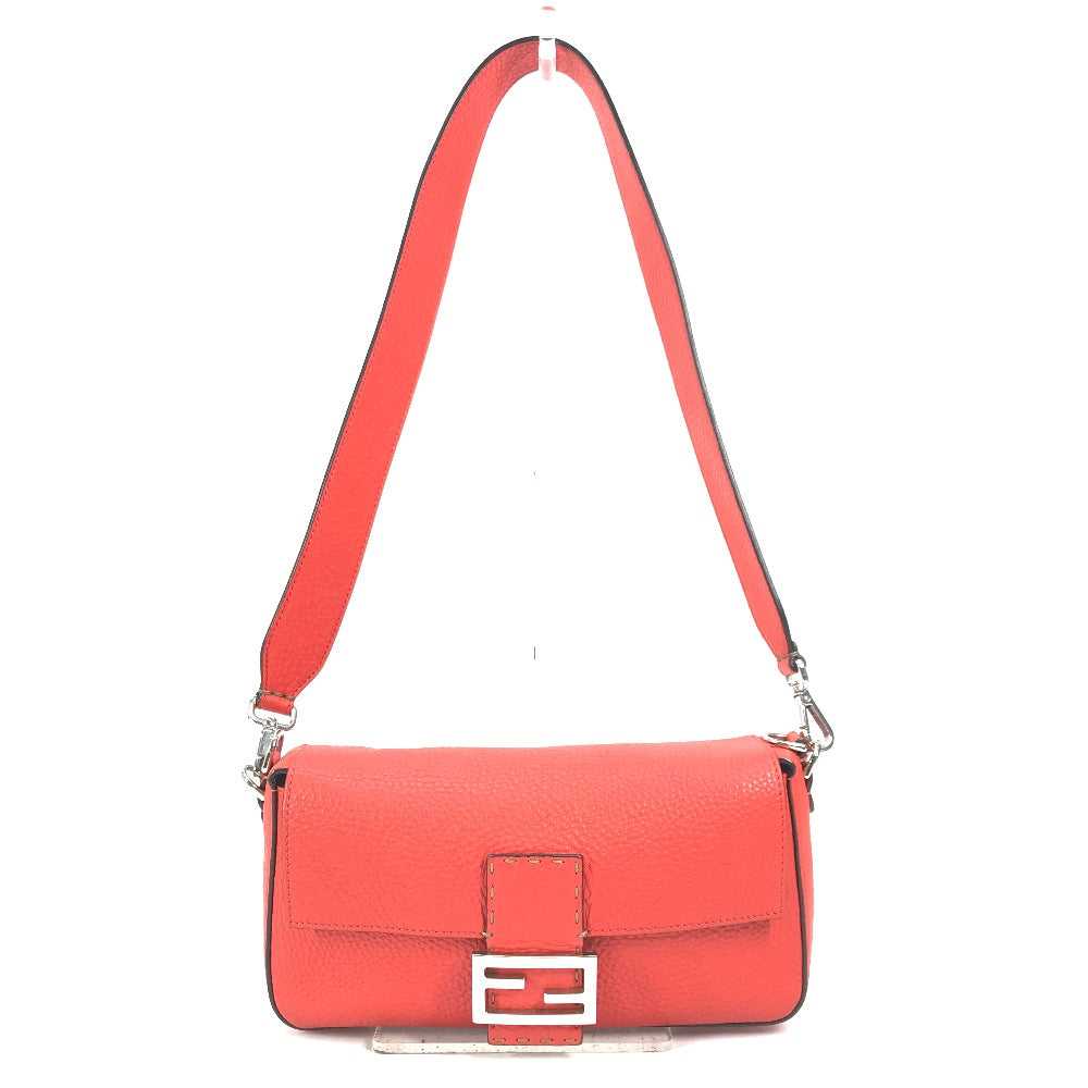 FENDI Shoulder Bag leather Red Mamma Bucket Celer… - image 1